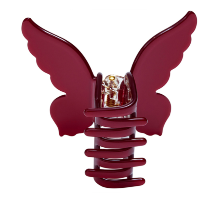 ASSORO, Крабик для волос, цвет (Рубиновая бабочка)