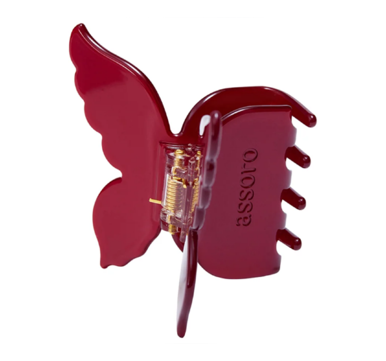 ASSORO, Крабик для волос, цвет (Рубиновая бабочка)