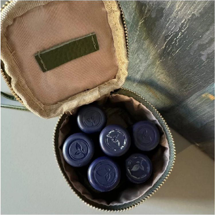 Косметичка-органайзер для эфирных масел, цвет (зеленая) 