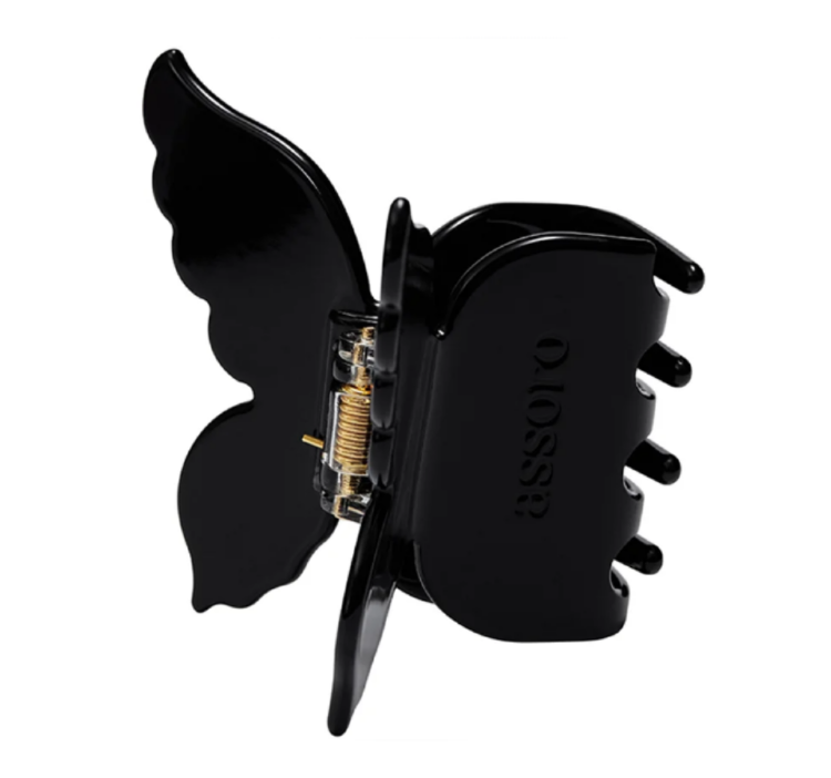 ASSORO, Крабик для волос, цвет (Черная бабочка)