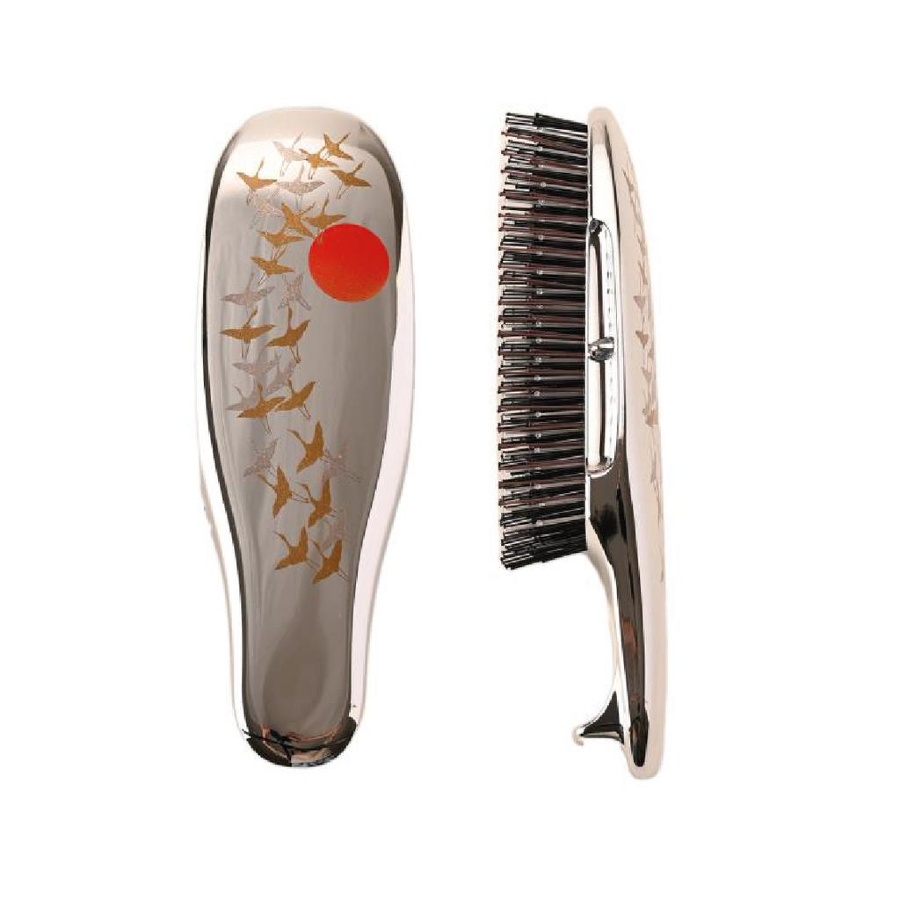S-HEART-S, Расческа Scalp Brush Makie Limited Edition (серебряная), средней жескости