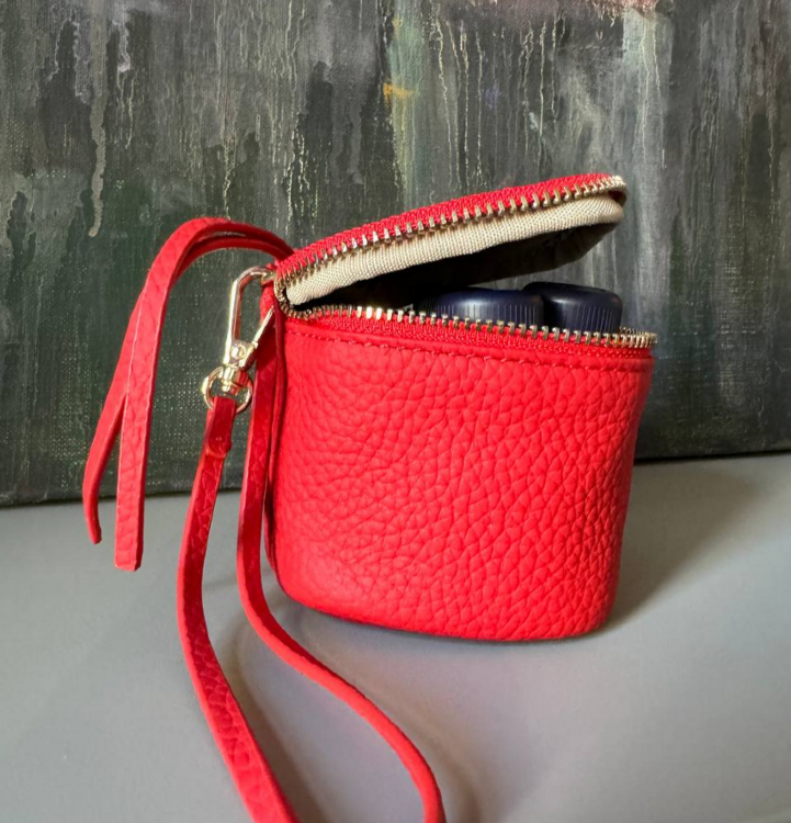 Косметичка-органайзер для эфирных масел, цвет (красная) 