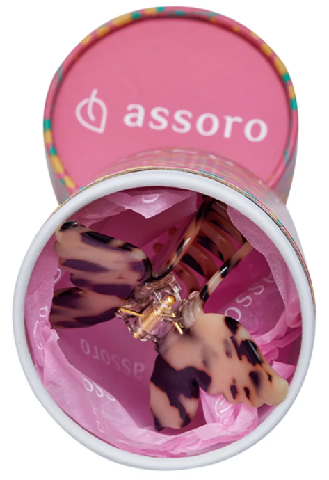 ASSORO, Крабик для волос, цвет (Бабочка Саванна)