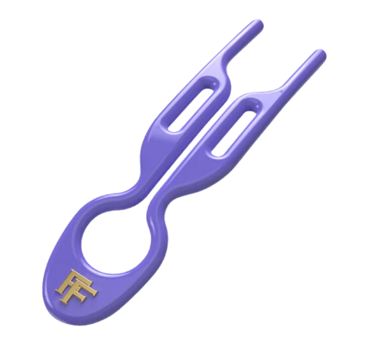 FIONA FRANCHIMON (№1 HAIRPIN), Шпильки лавандового цвета (набор из 3 шпилек)