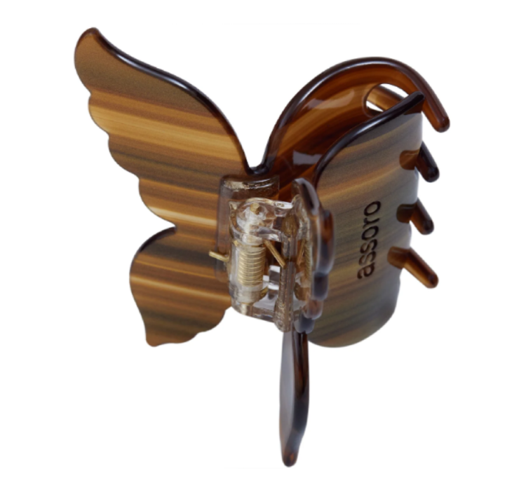 ASSORO, Крабик для волос, цвет (Янтарная бабочка)