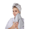 SILK LOVERS, Полотенце для лица из натурального шелка 32*50, цвет (серебро)