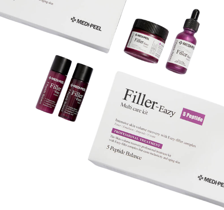 MEDI-PEEL, Filler-Eazy Набор ухода для кожи с филлер эффектом, (30ml+30ml+30ml+50ml)