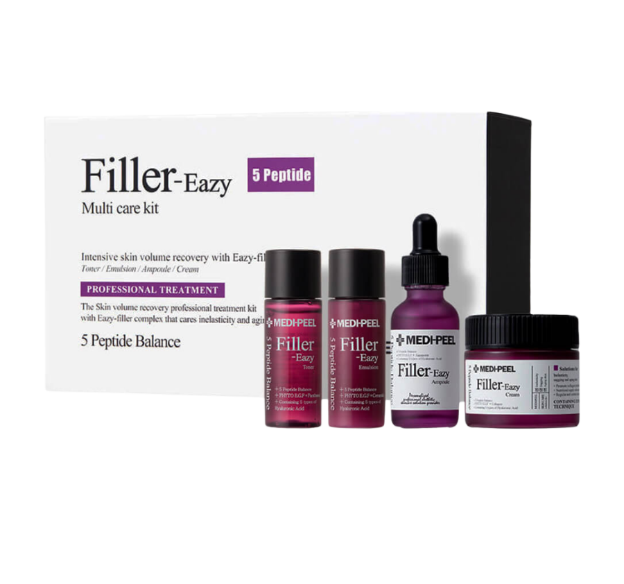 MEDI-PEEL, Filler-Eazy Набор ухода для кожи с филлер эффектом, (30ml+30ml+30ml+50ml)