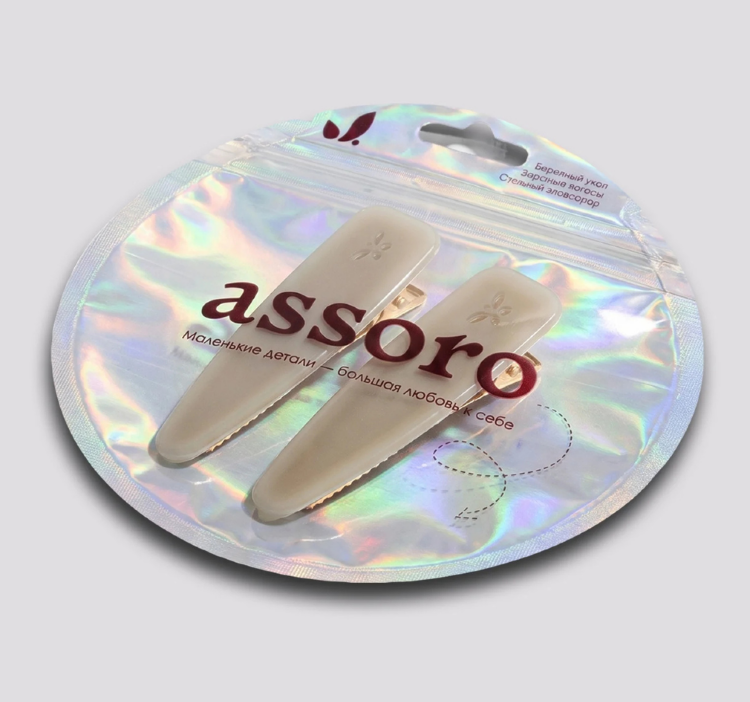 ASSORO, Набор заколок для волос Моти Матча, 2 шт