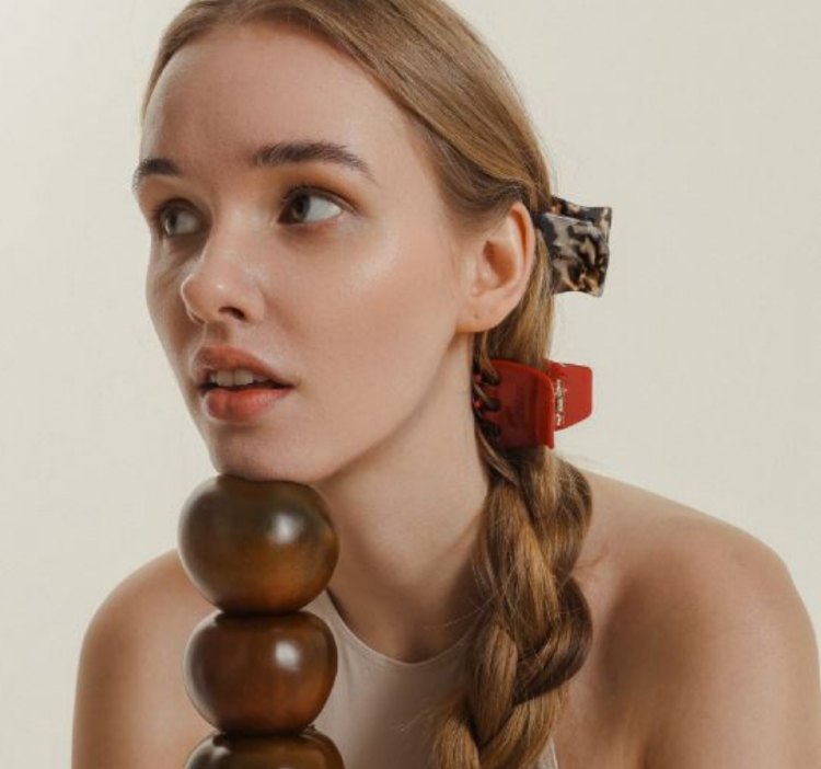 ASSORO, крабик для волос, цвет (Бордо мини)