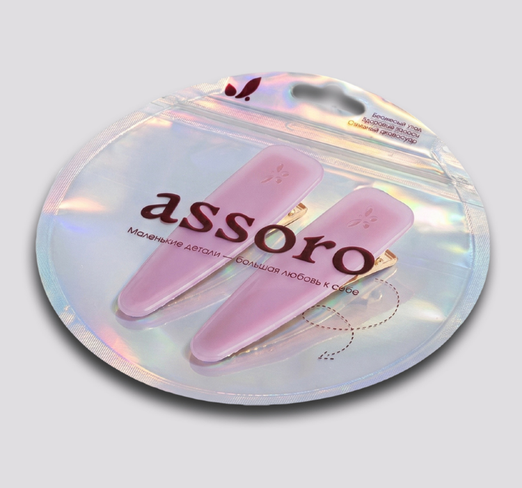 ASSORO, Набор заколок для волос Моти Таро, 2 шт
