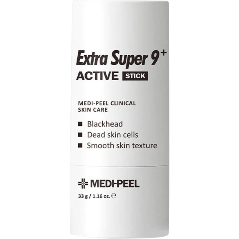 MEDI-PEEL, Стик для удаления черных точек, 33 г,  Extra Super 9 Plus Active Stick