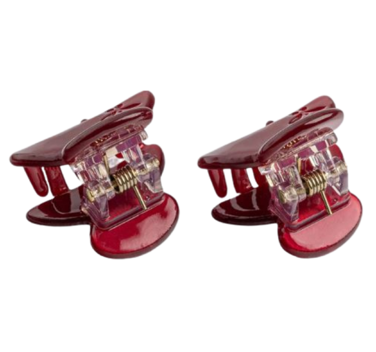 ASSORO, набор крабов для волос, цвет (Рубин мини)