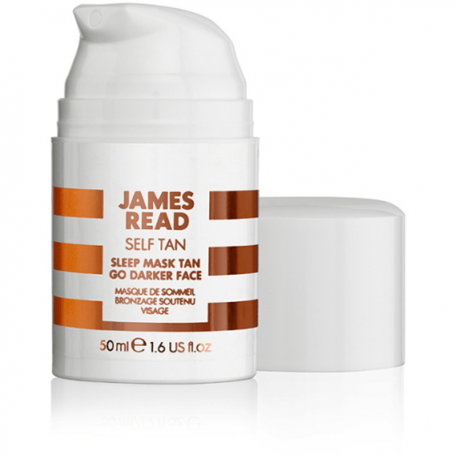 JAMES READ, Ночная маска для лица уход и загар темная, 50ml, SLEEP MASK TAN FACE DARK