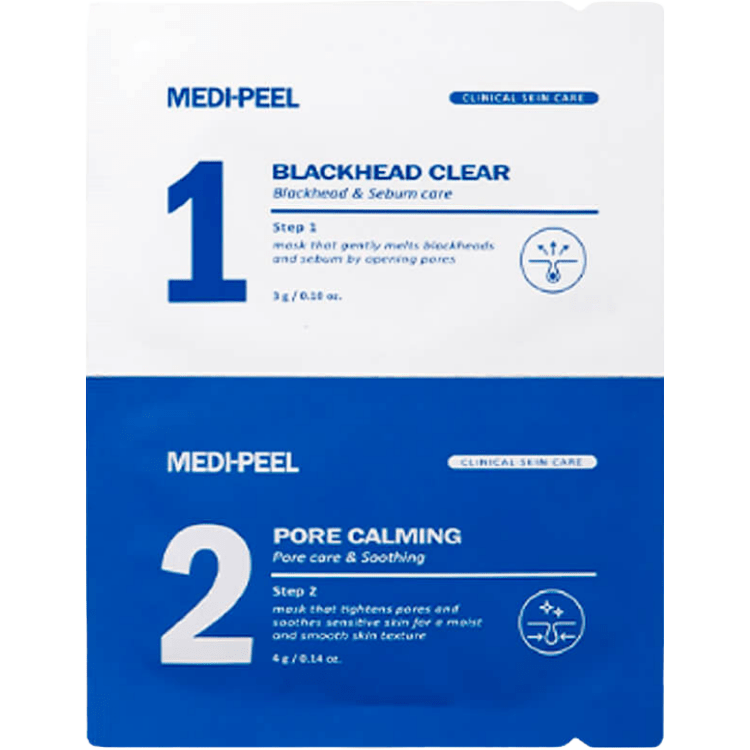 MEDI-PEEL, Очищающая маска от черных точек, 3г*4г, Extra Super 9 Plus Blackhead Out Nose Pack