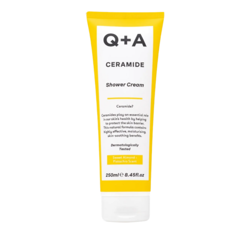Q+A, Очищающий крем для душа, 250 мл, Ceramide Shower Cream