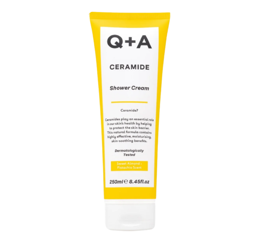 Q+A, Очищающий крем для душа, 250 мл, Ceramide Shower Cream