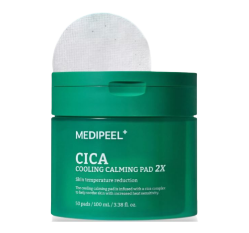 MEDI-PEEL, Cica Cooling Calming Pad 2Х Успокаивающие ПЭДы, 50 шт