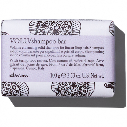 DAVINES, Твёрдый шампунь VOLU для придания объема волосам 100 г, VOLU shampoo bar