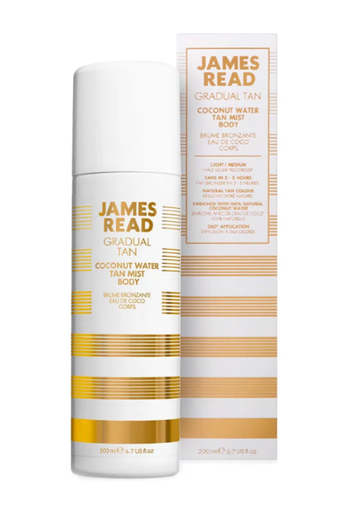JAMES READ, Кокосовая вода-спрей с эффектом загара, 200ml, COCONUT WATER TAN MIST BODY