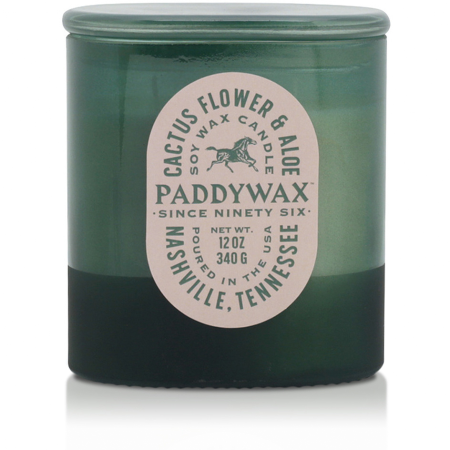 PADDYWAX, Большая свеча в стекле с 2 фитилями, CACTUS FLOWER & ALOE