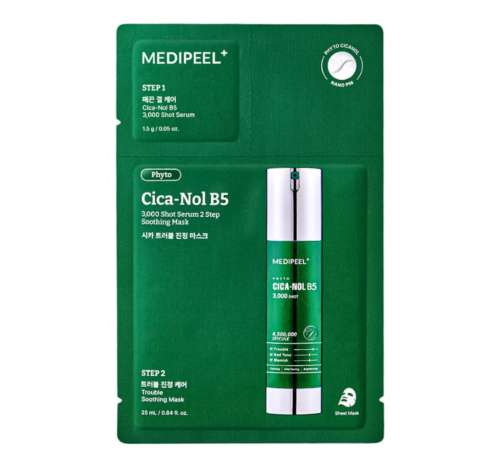 MEDI-PEEL, Phyto Cica-Nol B5 Двухфазная маска со спикулами и центеллой, 25 мл