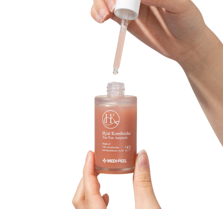 MEDI-PEEL, Hyal Kombucha Tea-Tox Сыворотка с 70% комбучи и липосомальными керамидами, 50 мл