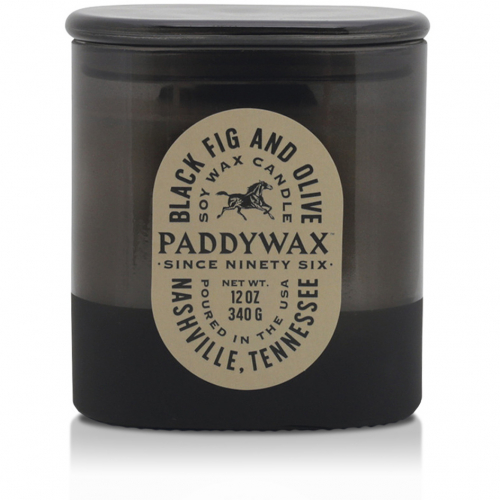 PADDYWAX, Большая свеча в стекле с 2 фитилями, BLACK FIG & OLIVE