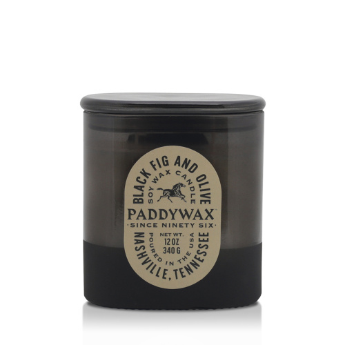 PADDYWAX, Большая свеча в стекле с 2 фитилями, BLACK FIG & OLIVE