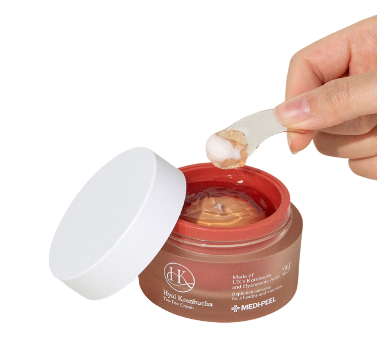 MEDI-PEEL, Hyal Kombucha Tea-Tox Крем с 50% комбучи и липосомальными керамидами, 50 мл