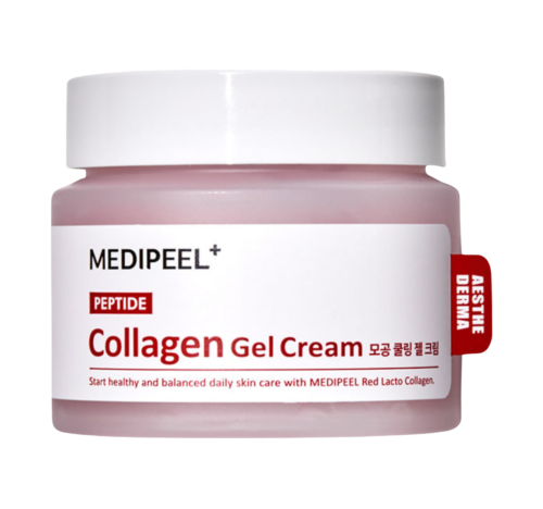 MEDI-PEEL, Lacto Collagen Hydro Gel Cream, Гель-крем с коллагеном и пептидами, 80 мл