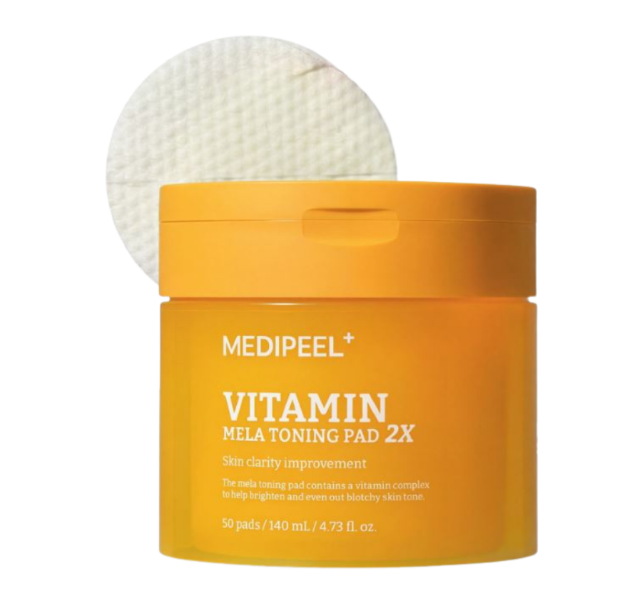 MEDI-PEEL, Vitamin Mela Toning Pad 2Х Витаминные пэды для лица, 50 шт