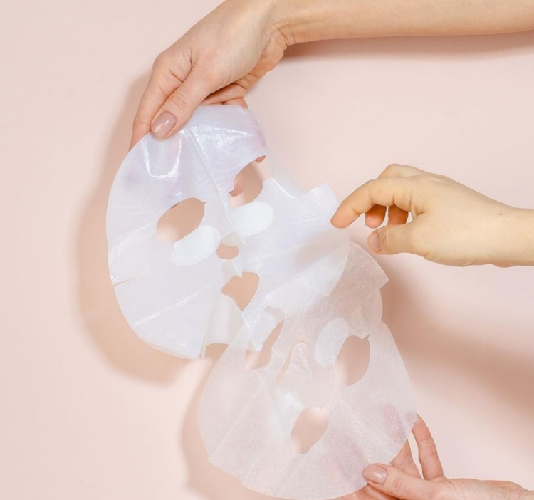 Rosy Drop Furrowless Mask Тканевая омолаживающая маска для лица Капля Розы, 25 мл х 1 шт