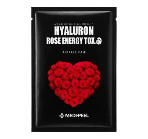 MEDI-PEEL, Hyaluron Тканевая детокс маска с экстрактом розы, 30 мл