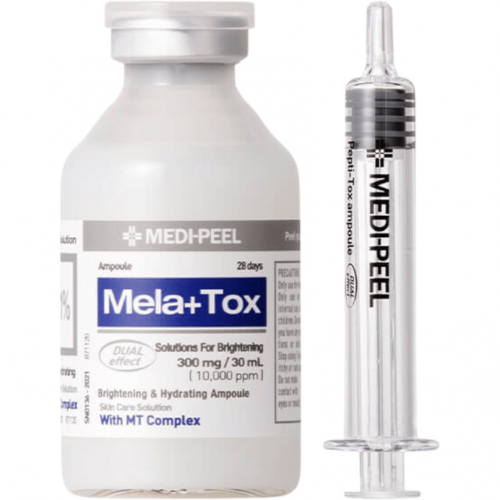 MEDI-PEEL, Ампульная сыворотка выравнивающая тон, 30 мл, Mela Plus Tox Ampoule