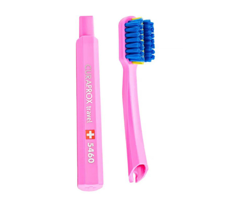 CURAPROX, Ортодонтический дорожный набор Be You в синем боксе (паста, щетка, ершик, держатель)