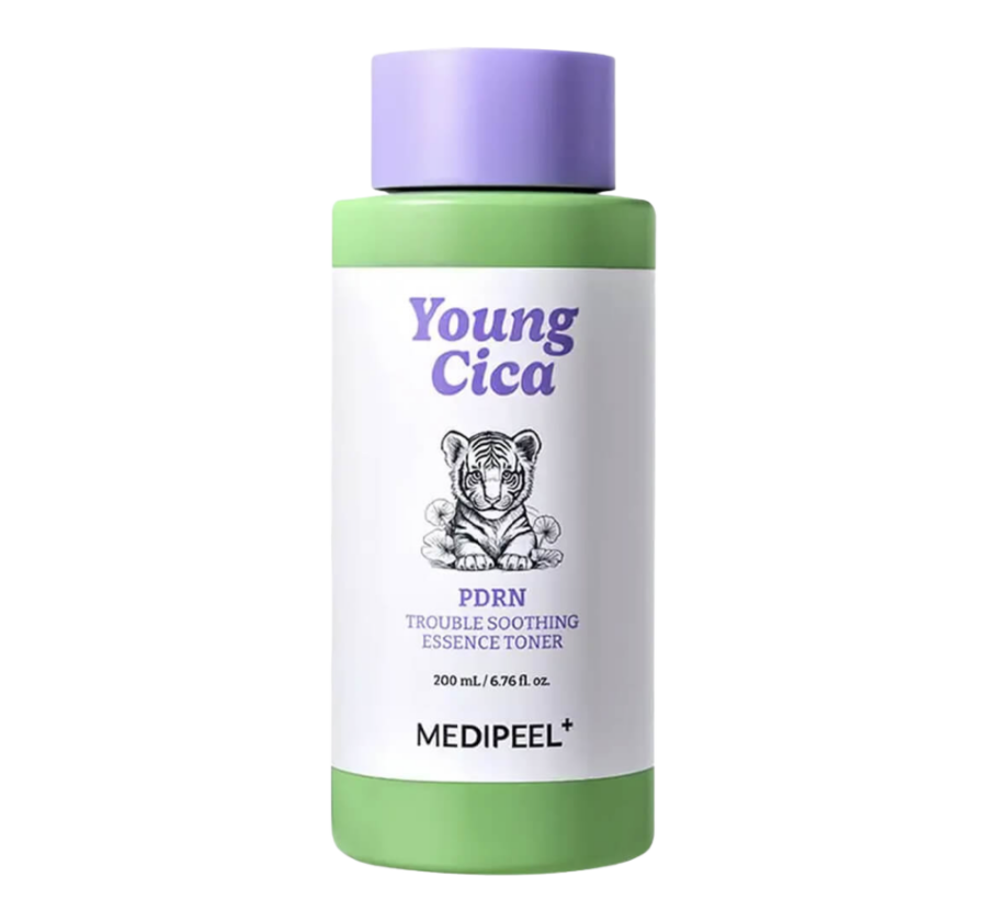 MEDI-PEEL, Young Cica Успокаивающий тонер для лица, 200 мл, PDRN Trouble Soothing Essence Toner 