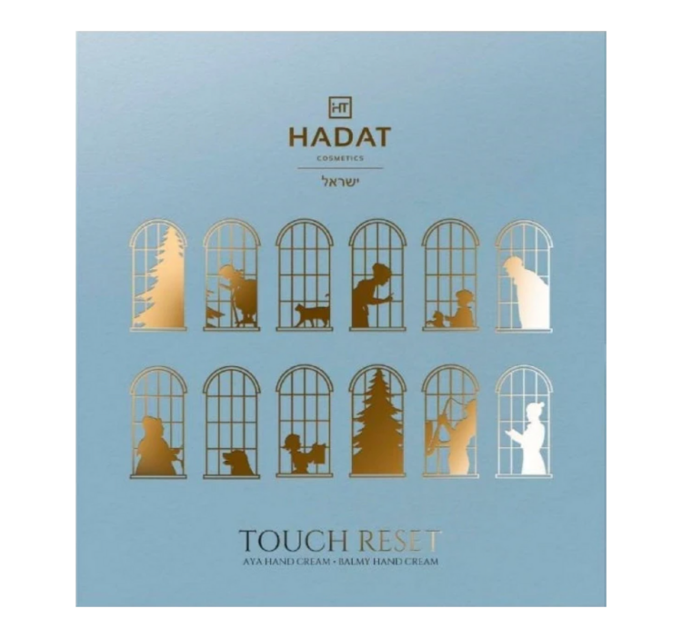 HADAT, Набор кремов для рук, (2 шт. по 50 мл), Touch Reset