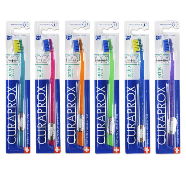 CURAPROX Ортодонтическая щетка для брекетов CS 5460 "ortho" с "углублением"