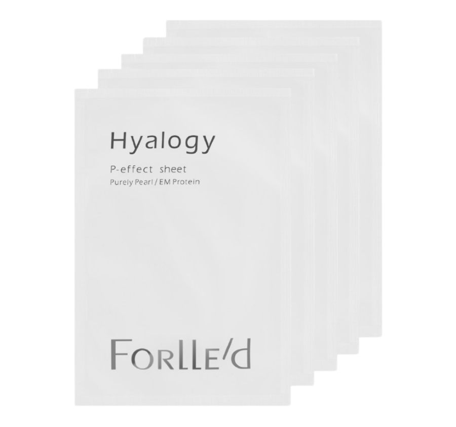 FORLLED, Маска-патчи для глаз мгновенного действия 8 пар, Hyalogy P-effect Sheet