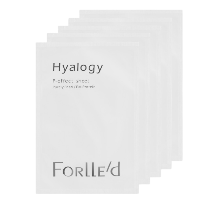 FORLLED, Маска для глаз мгновенного действия 8 пар, Hyalogy P-effect Sheet