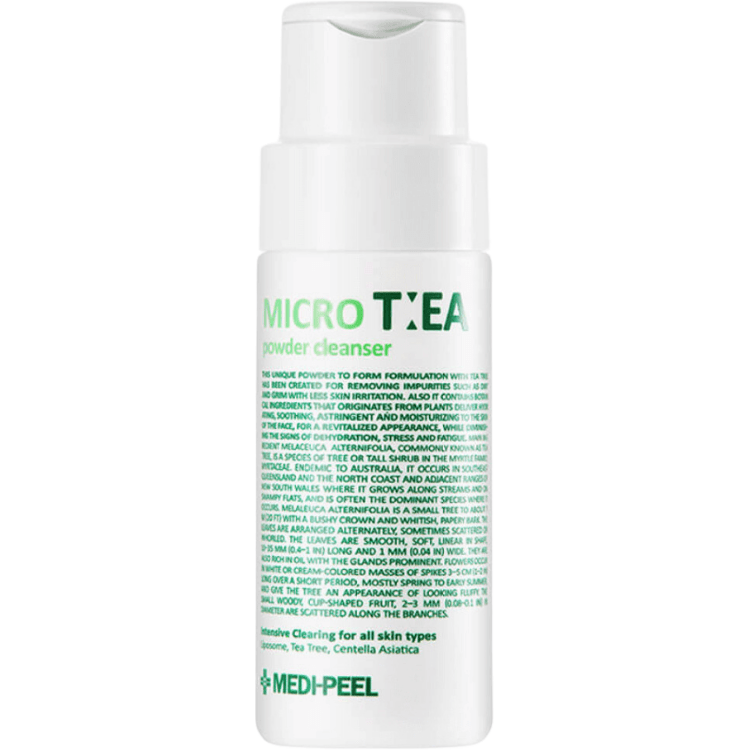 MEDI-PEEL, Глубоко очищающая энзимная пудра, 70 г, Micro Tea Powder Cleanser