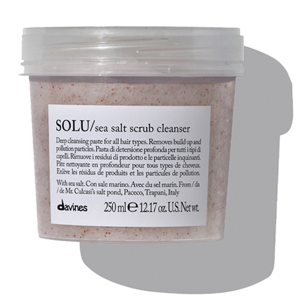 DAVINES, Скраб с морской солью 250 мл, SOLU