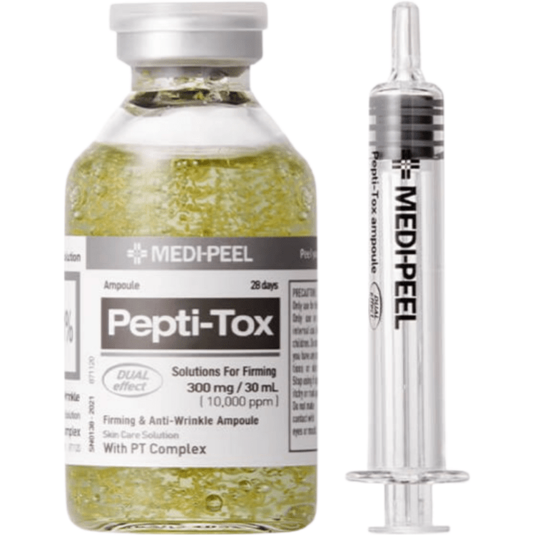 MEDI-PEEL, Разглаживающая ампульная сыворотка, 30 мл, Pepti-Tox Ampoule