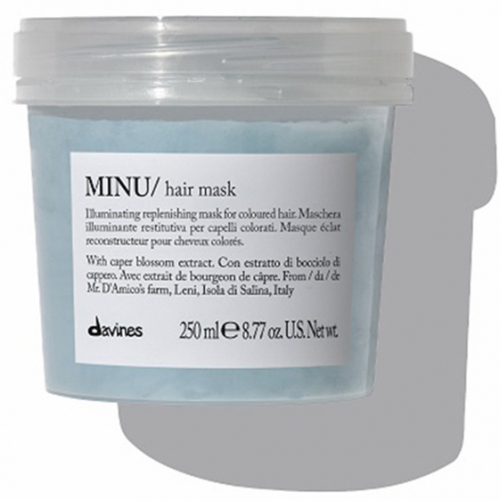 DAVINES, Восстанавливающая маска для окрашенных волос 250 мл, MINU hair mask