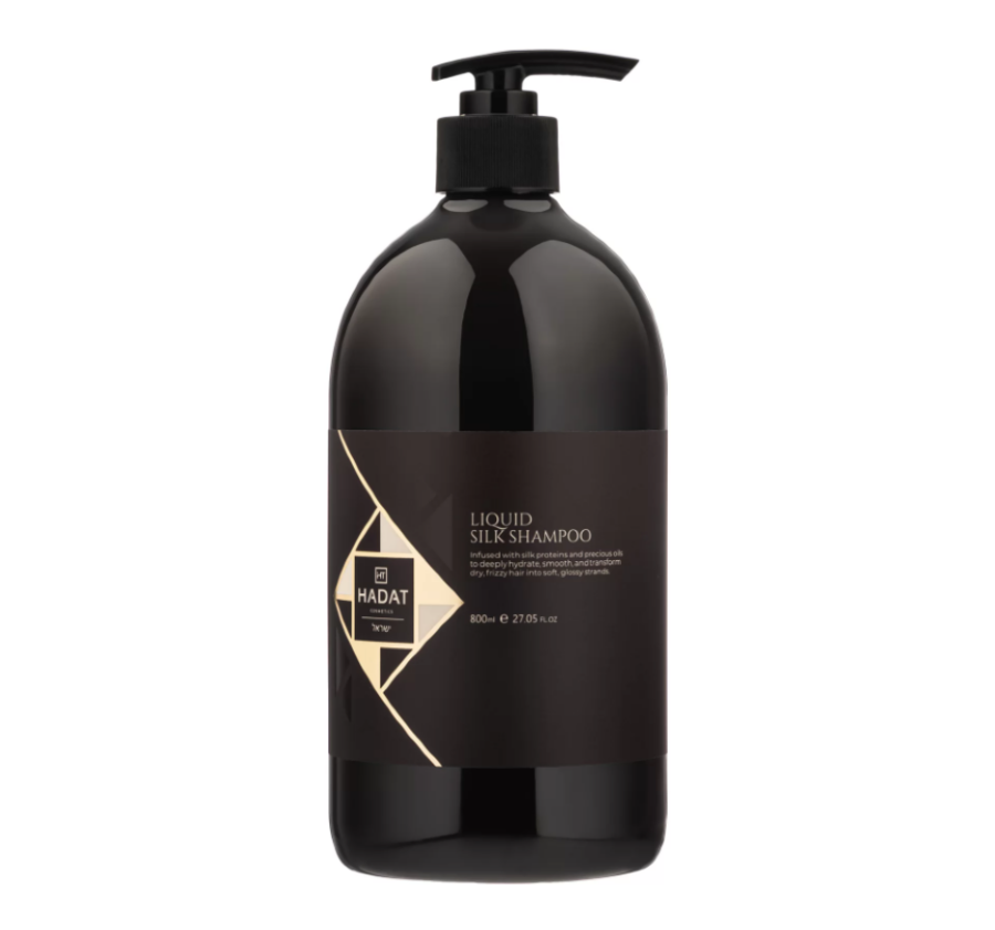 HADAT, Шампунь для волос Жидкий шелк, 800 мл, LIQUID SILK SHAMPOO