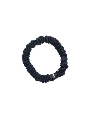 ASSORO, Шелковая резинка для волос, размер XS, цвет (черный)