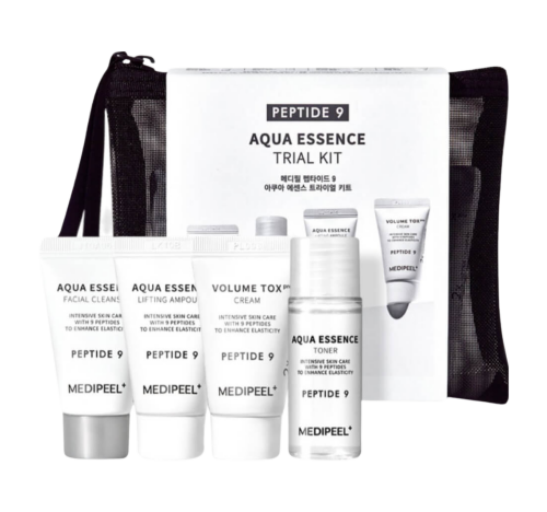 MEDI-PEEL Peptide9 Aqua Essence Trial Kit (20ml+15ml*2+15g) Омолаживающий набор миниатюр с пептидами