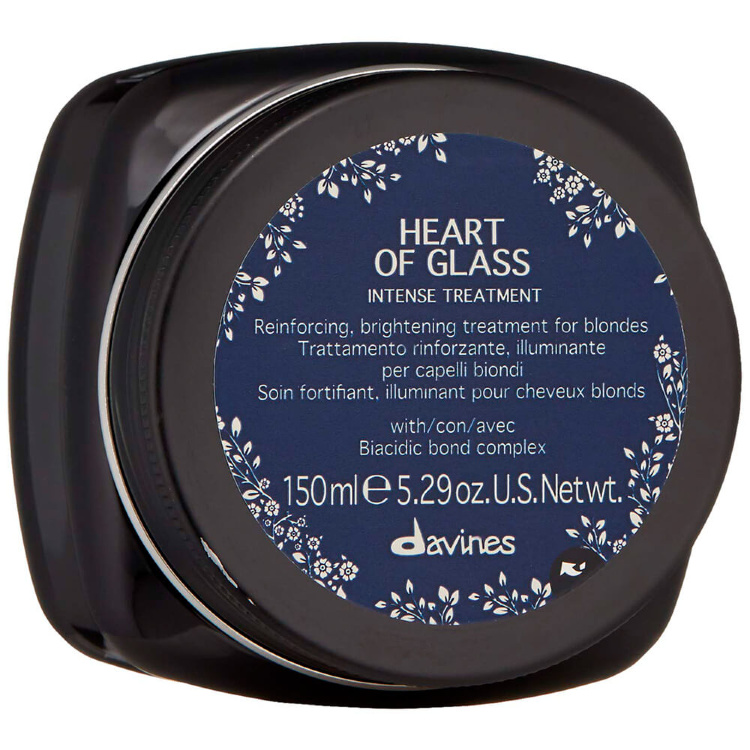 DAVINES, Интенсивный уход для защиты и сияния блонд 150 мл, Heart of glass intense treatment