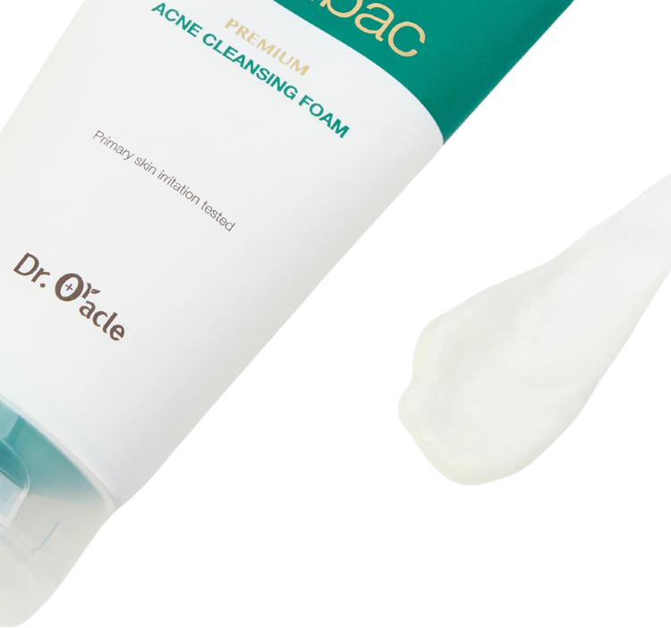DR.ORACLE Очищающая пенка для проблемной кожи, 180 мл, Antibac Premium Acne Cleansing Foam